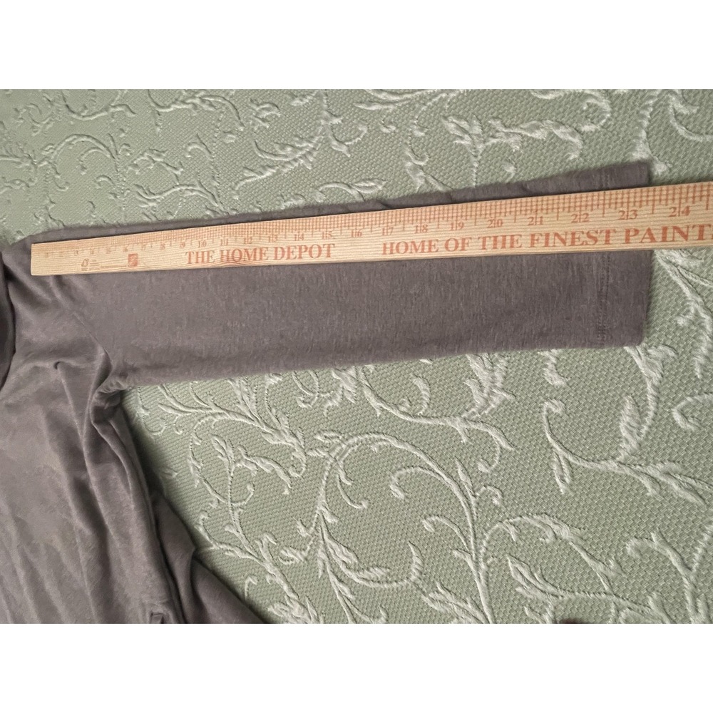 Pure Jill Dress Womens L Gray Cowl Neck Long Sleeve Jersey Shift Pockets - Picture 12 of 14